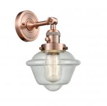 Innovations Lighting 203SW-AC-G534-LED - Oxford - 1 Light - 8 inch - Antique Copper - Adjustable Sconce