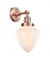 Innovations Lighting 203SW-AC-G661-7 - Bullet - 1 Light - 7 inch - Antique Copper - Adjustable Sconce