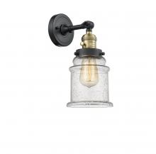 Innovations Lighting 203SW-BAB-G184 - Canton - 1 Light - 7 inch - Black Antique Brass - Sconce