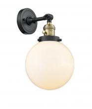Innovations Lighting 203SW-BAB-G201-8-LED - Beacon - 1 Light - 8 inch - Black Antique Brass - Adjustable Sconce