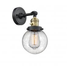 Innovations Lighting 203SW-BAB-G204-6-LED - Beacon - 1 Light - 6 inch - Black Antique Brass - Adjustable Sconce