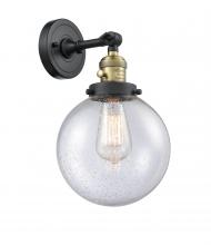 Innovations Lighting 203SW-BAB-G204-8-LED - Beacon - 1 Light - 8 inch - Black Antique Brass - Adjustable Sconce