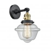 Innovations Lighting 203SW-BAB-G532-LED - Oxford - 1 Light - 8 inch - Black Antique Brass - Adjustable Sconce