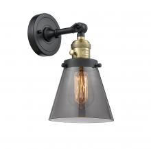 Innovations Lighting 203SW-BAB-G63 - Cone - 1 Light - 6 inch - Black Antique Brass - Sconce