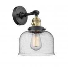 Innovations Lighting 203SW-BAB-G74-LED - Bell - 1 Light - 8 inch - Black Antique Brass - Adjustable Sconce