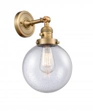 Innovations Lighting 203SW-BB-G204-8-LED - Beacon - 1 Light - 8 inch - Brushed Brass - Adjustable Sconce