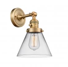 Innovations Lighting 203SW-BB-G42 - Cone - 1 Light - 8 inch - Brushed Brass - Sconce