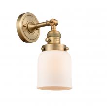 Innovations Lighting 203SW-BB-G51-LED - Bell - 1 Light - 5 inch - Brushed Brass - Adjustable Sconce