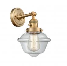 Innovations Lighting 203SW-BB-G532 - Oxford - 1 Light - 8 inch - Brushed Brass - Sconce