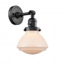 Innovations Lighting 203SW-BK-G321 - Olean - 1 Light - 7 inch - Matte Black - Adjustable Sconce