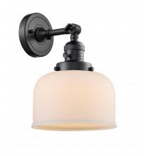 Innovations Lighting 203SW-BK-G71-LED - Bell - 1 Light - 8 inch - Matte Black - Adjustable Sconce