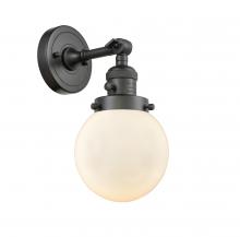 Innovations Lighting 203SW-OB-G201-6-LED - Beacon - 1 Light - 6 inch - Oil Rubbed Bronze - Adjustable Sconce