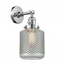 Innovations Lighting 203SW-PC-G262 - Stanton - 1 Light - 6 inch - Polished Chrome - Adjustable Sconce