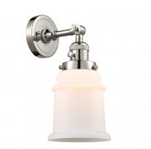 Innovations Lighting 203SW-PN-G181 - Canton - 1 Light - 7 inch - Polished Nickel - Sconce