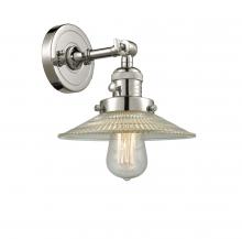 Innovations Lighting 203SW-PN-G2 - Halophane - 1 Light - 9 inch - Polished Nickel - Sconce