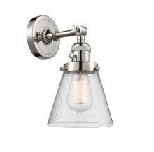 Innovations Lighting 203SW-PN-G64-LED - Cone - 1 Light - 6 inch - Polished Nickel - Adjustable Sconce