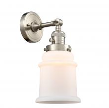 Innovations Lighting 203SW-SN-G181 - Canton - 1 Light - 7 inch - Brushed Satin Nickel - Sconce