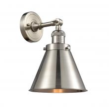 Innovations Lighting 203SW-SN-M13-SN - Appalachian - 1 Light - 8 inch - Brushed Satin Nickel - Adjustable Sconce