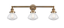 Innovations Lighting 205-BB-G322 - Olean - 3 Light - 31 inch - Brushed Brass - Bath Vanity Light