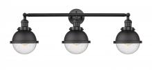 Innovations Lighting 205-BK-HFS-64-BK - Hampden - 3 Light - 34 inch - Matte Black - Bath Vanity Light