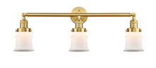 Innovations Lighting 205-SG-G181S - Canton - 3 Light - 30 inch - Satin Gold - Bath Vanity Light