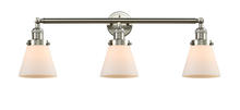 Innovations Lighting 205-SN-G61 - Cone - 3 Light - 30 inch - Brushed Satin Nickel - Bath Vanity Light