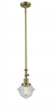 Innovations Lighting 206-AB-G534 - Oxford - 1 Light - 7 inch - Antique Brass - Stem Hung - Mini Pendant