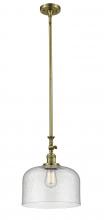 Innovations Lighting 206-AB-G74-L - Bell - 1 Light - 12 inch - Antique Brass - Stem Hung - Mini Pendant