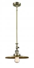 Innovations Lighting 206-AB-MFR-AB-12 - Appalachian - 1 Light - 12 inch - Antique Brass - Stem Hung - Mini Pendant