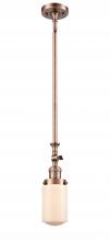 Innovations Lighting 206-AC-G311 - Dover - 1 Light - 5 inch - Antique Copper - Stem Hung - Adjustable Mini Pendant