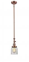 Innovations Lighting 206-AC-G52 - Bell - 1 Light - 5 inch - Antique Copper - Stem Hung - Mini Pendant
