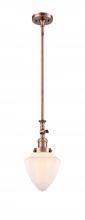Innovations Lighting 206-AC-G661-7 - Bullet - 1 Light - 7 inch - Antique Copper - Stem Hung - Adjustable Mini Pendant