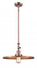 Innovations Lighting 206-AC-MFR-AC-16 - Appalachian - 1 Light - 16 inch - Antique Copper - Stem Hung - Mini Pendant