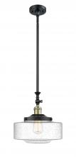 Innovations Lighting 206-BAB-G694-12 - Bridgeton - 1 Light - 12 inch - Black Antique Brass - Stem Hung - Adjustable Mini Pendant