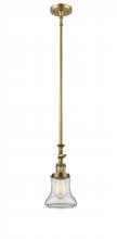 Innovations Lighting 206-BB-G192 - Bellmont - 1 Light - 6 inch - Brushed Brass - Stem Hung - Mini Pendant