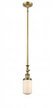 Innovations Lighting 206-BB-G311 - Dover - 1 Light - 5 inch - Brushed Brass - Stem Hung - Adjustable Mini Pendant