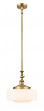 Innovations Lighting 206-BB-G691-12 - Bridgeton - 1 Light - 12 inch - Brushed Brass - Stem Hung - Mini Pendant