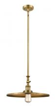 Innovations Lighting 206-BB-MFR-BB-16 - Appalachian - 1 Light - 16 inch - Brushed Brass - Stem Hung - Mini Pendant