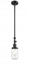 Innovations Lighting 206-BK-G312 - Dover - 1 Light - 5 inch - Matte Black - Stem Hung - Adjustable Mini Pendant