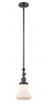 Innovations Lighting 206-OB-G191 - Bellmont - 1 Light - 6 inch - Oil Rubbed Bronze - Stem Hung - Adjustable Mini Pendant
