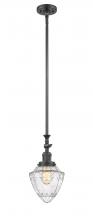 Innovations Lighting 206-OB-G664-7 - Bullet - 1 Light - 7 inch - Oil Rubbed Bronze - Stem Hung - Adjustable Mini Pendant