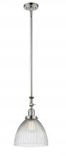 Innovations Lighting 206-PN-G222 - Seneca Falls - 1 Light - 10 inch - Polished Nickel - Stem Hung - Mini Pendant