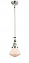Innovations Lighting 206-PN-G321 - Olean - 1 Light - 7 inch - Polished Nickel - Stem Hung - Adjustable Mini Pendant