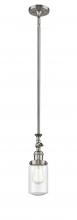 Innovations Lighting 206-SN-G314 - Dover - 1 Light - 5 inch - Brushed Satin Nickel - Stem Hung - Adjustable Mini Pendant