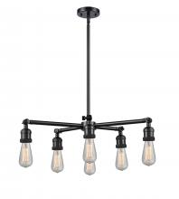 Innovations Lighting 207NH-6CR-OB - Bare Bulb 6 Light Chandelier