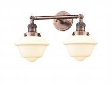 Innovations Lighting 208-AC-G531 - Oxford - 2 Light - 17 inch - Antique Copper - Adjustable Bath Vanity Light
