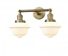 Innovations Lighting 208-BB-G531 - Oxford - 2 Light - 17 inch - Brushed Brass - Adjustable Bath Vanity Light