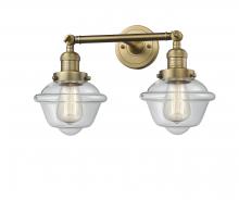 Innovations Lighting 208-BB-G532 - Oxford - 2 Light - 17 inch - Brushed Brass - Adjustable Bath Vanity Light