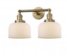 Innovations Lighting 208-BB-G71-LED - Bell - 2 Light - 19 inch - Brushed Brass - Adjustable Bath Vanity Light