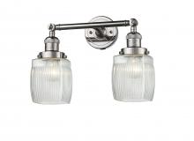 Innovations Lighting 208-PN-G302 - Colton - 2 Light - 16 inch - Polished Nickel - Adjustable Bath Vanity Light